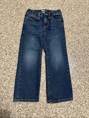 Old Navy Boys Dark Blue Straight-Leg Jeans